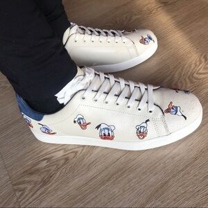 Moa Concept Donald Duck Sneakers US 8.5 Y2K Pop Culture Streetwear